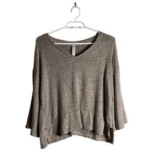 Gilligan & O’Malley Women's Dusty Pink Bell Sleeve Sleepwear Top